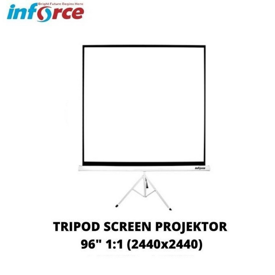 Layar Proyektor INFORCE Tripod 96 inch